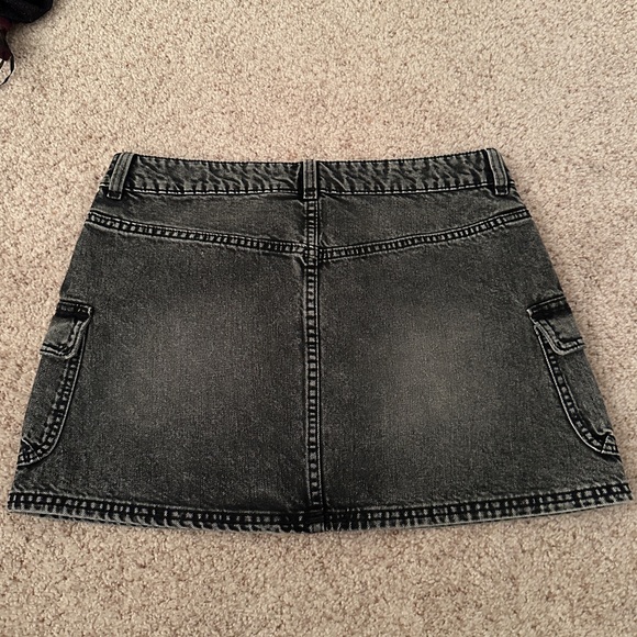 Black denim skirt - Picture 3 of 4